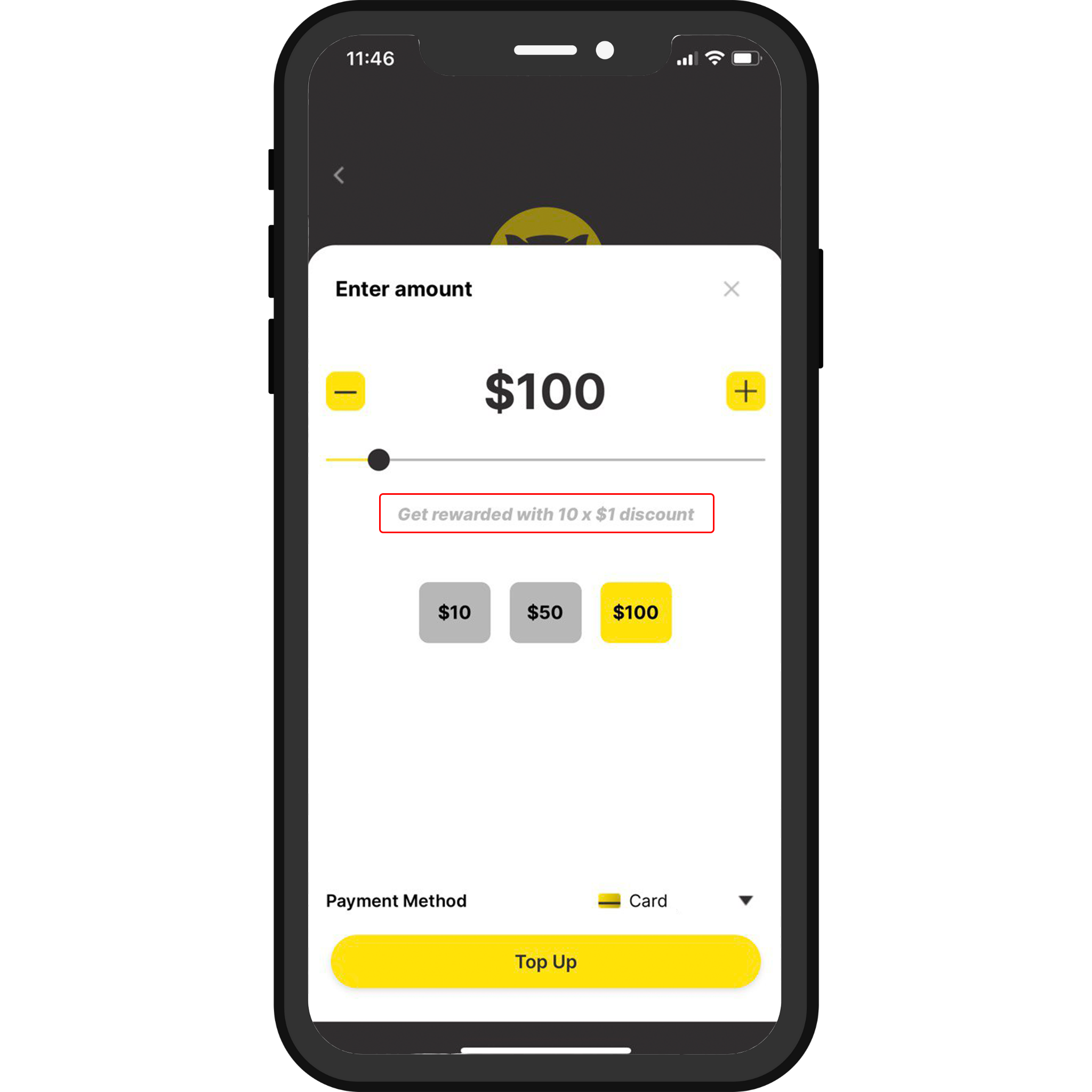 Save more when you top up more!